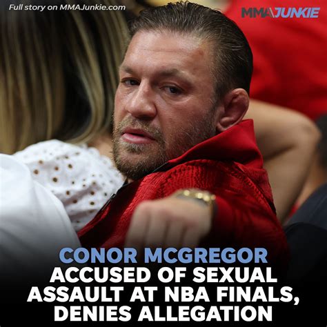 Conor McGregor accused of raping woman at NBA finals game